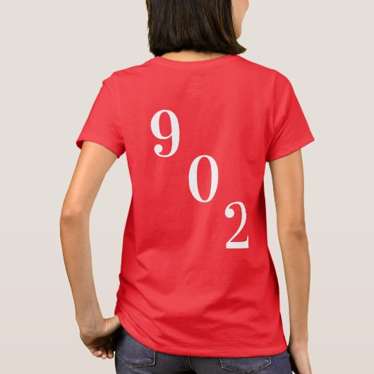 Nova Scotia T - Shirt Nova Scotian 902 halifax (Rückseite)