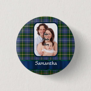 Nova Scotia tartan Button