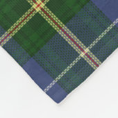 Nova Scotia Tartan Custom blue Kariert Fleecedecke (Ecke)