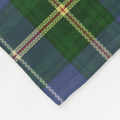Nova Scotia Tartan Custom Moose Brown Kariert Fleecedecke (Ecke)