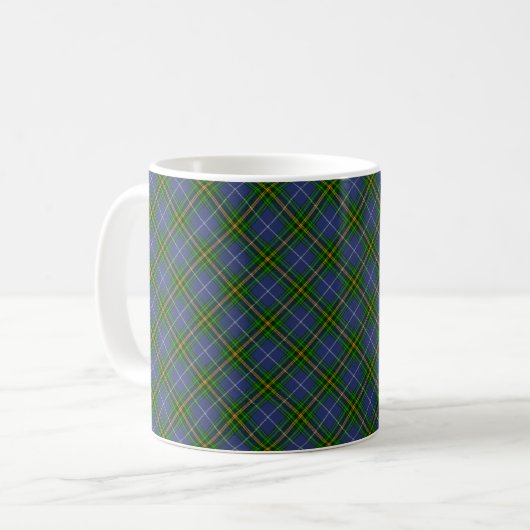 Nova Scotia Tartan Designed Print, Kanada Kaffeetasse (Vorderseite Links)