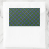 Nova Scotia Tartan Designed Print, Kanada Rechteckiger Aufkleber (Tasche)