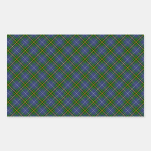 Nova Scotia Tartan Designed Print, Kanada Rechteckiger Aufkleber