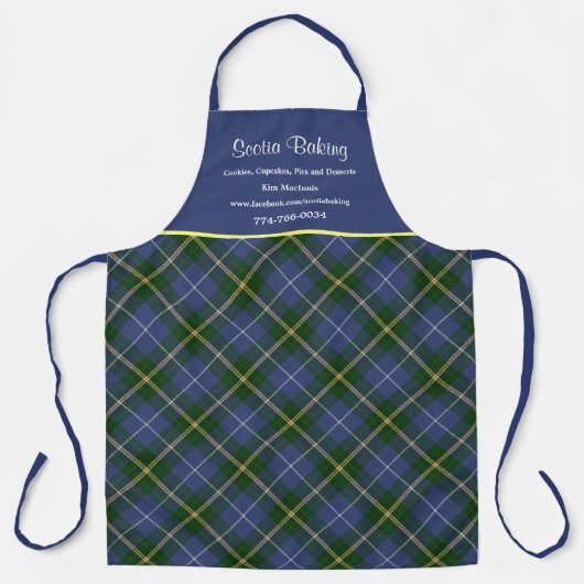 Nova Scotia Tartan Kariert Business Schürze (Vorderseite)