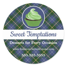 Nova Scotia Tartan Kariert Cupcake Bakery Classic 