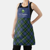 Nova Scotia Tartan Kariert Cupcake Bakery Medium Schürze (InSitu)