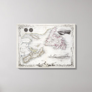 Nova Scotia und Neufundland aus einer Reihe von We Leinwanddruck