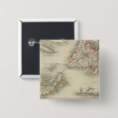 Nova Scotia und Neufundland Button (Vorne & Hinten)