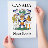 Nova Scotia Wappen Flyer (Hand)