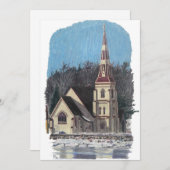 Nova Scotia Weihnachtskarte Feiertagskarte (Vorne/Hinten)