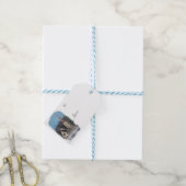 Nova Scotia Winter Church Scene Gift Tag Geschenkanhänger (Mit Garn)