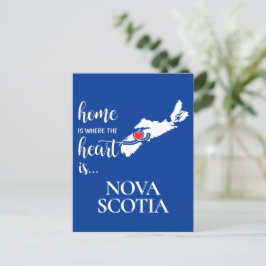 Nova Scotia Zuhause ist der Ort, wo das Herz... Postkarte