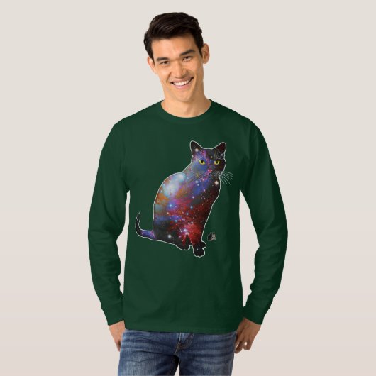 Nova Space bei Katzen T-Shirt (Vorne ganz)