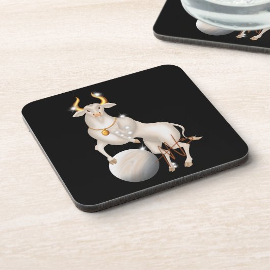 Nova Taurus Venus Zodiac Getränkeuntersetzer (Linke Seite)