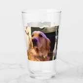 Nova The Golden Retriever - Glass Tumbler / Shaker (Vorderseite)
