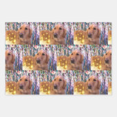 Nova the Golden Retriever - Packpapierblätter Geschenkpapier Set (Vorderseite 2)