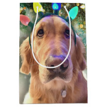 Nova the Golden Retriever - Weihnachtsgeschenktasc