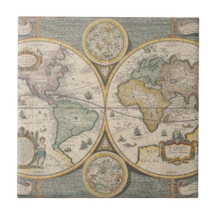 Nova Totius Terrarum Orbis Geographica Fliese