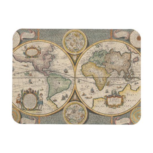 Nova Totius Terrarum Orbis Geographica Magnet (Horizontal)