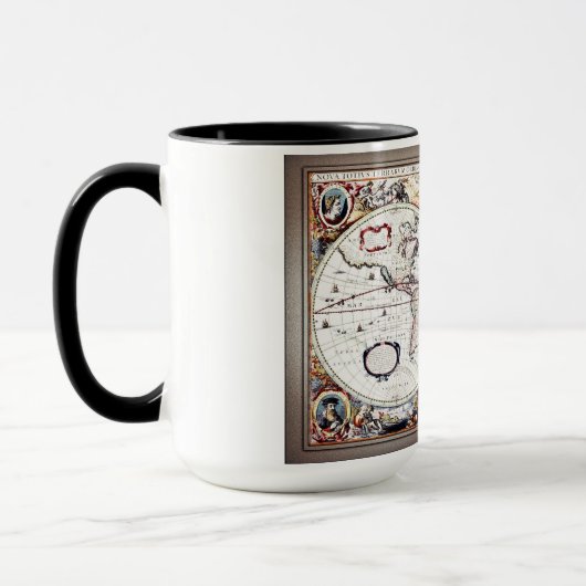 Nova Totius Terrarum Orbis von Henricus Hondius II Tasse (Links)