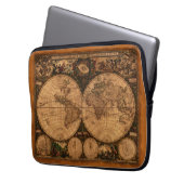 Nova Totuis Old World Map Laptopschutzhülle (Vorderseite Links)