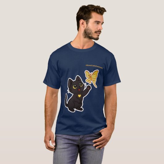 #NovaCatAdventures and Lunar Moth Frolics T-Shirt (Vorne ganz)