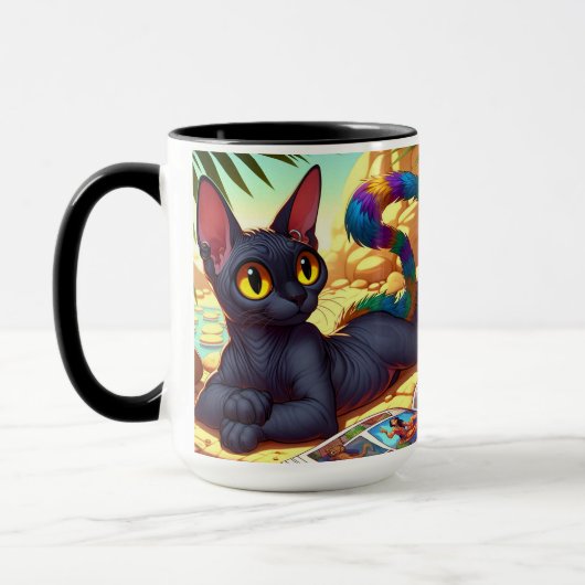 #NovaCatAdventures Ejyptian Classic Mug, 11 oz Tasse (Links)