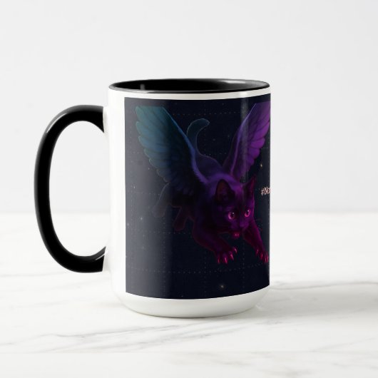 #NovaCatAdventures winged v2 mug Tasse (Links)