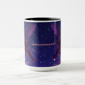 #NovaCatAdventures winged v3 mug Tasse (Zentrum)