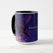 #NovaCatAdventures winged v3 mug Tasse (Vorderseite Links)