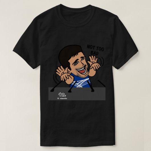 Novak Djokovic - nicht zu schlecht T-Shirt (Design vorne)