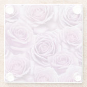 Novalis-Rose Blühender Untersetzer (Rückseite)