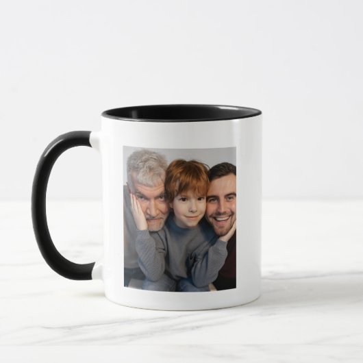 Novalle Foto-Tasse, Zwei-Foto-Rahmen Tasse (Links)