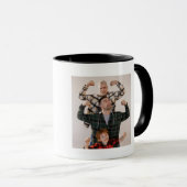 Novalle Foto-Tasse, Zwei-Foto-Rahmen Tasse (VorderseiteRechts)