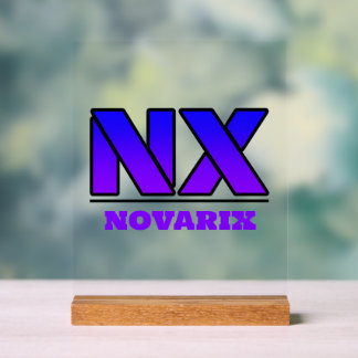 Novarix Acrylschild Logo