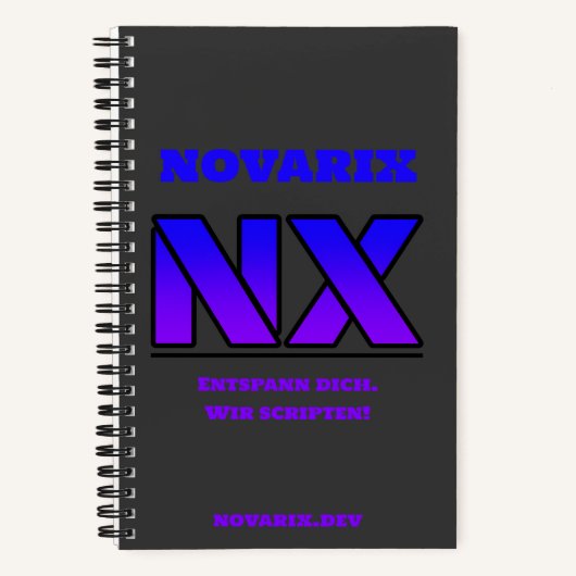 Novarix Notizbuch (Vorderseite)
