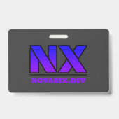 Novarix Schlüsselanhänger Ausweis (Rückseite)