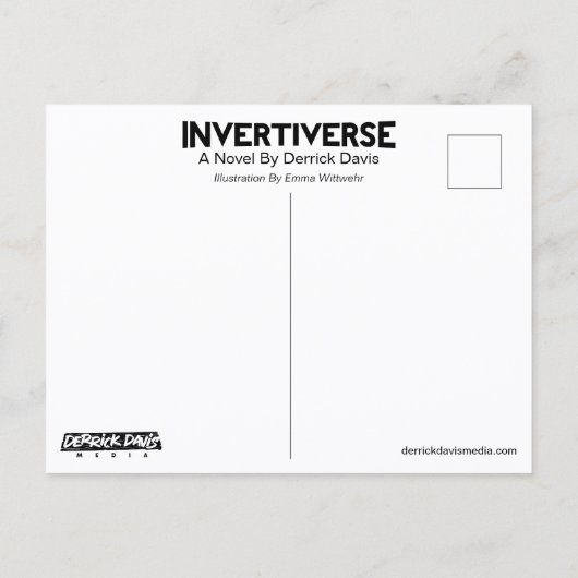 Novel Cover - Postkarte (Rückseite)