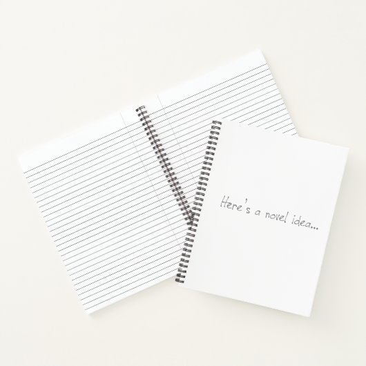 Novel Idea Spiral Bound Notebook Notizblock (Innenseite)