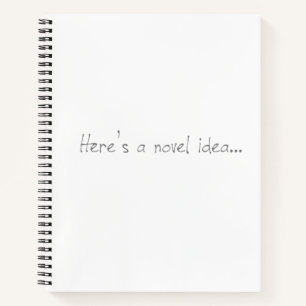Novel Idea Spiral Bound Notebook Notizblock