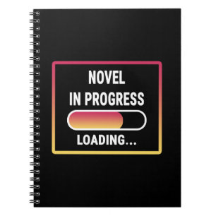 Novel in Progress - Neuartiges Laden Notizblock