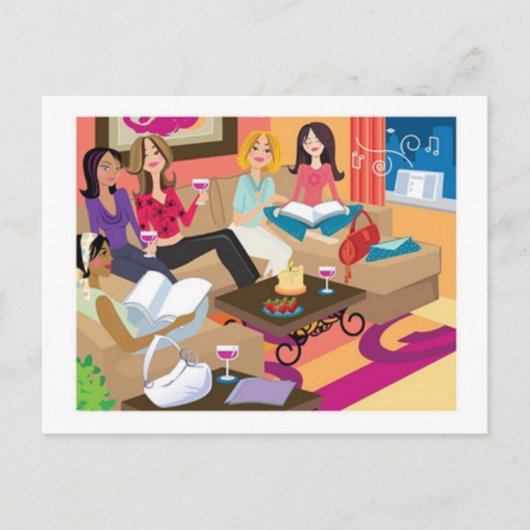 Novel Ladys Postcard Postkarte (Vorderseite)