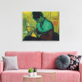 Novel Reader von Vincent Van Gogh Leinwanddruck (Insitu (Wohnzimmer))