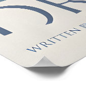 Novel Reinterpretation Original Design Print Poster (Ecke)