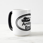 Novelle zum Army Brat mit Panzerillustrierung Verwandlungstasse (Vorderseite Links)