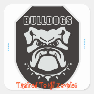 Novels des Toten Herzens Quadratischer Aufkleber