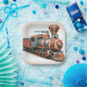 Novelty Bacon Themed Train Paper Teller (Party)