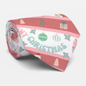 Novelty Cat Christmas Krawatte (Gerollt)