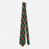 NOVELTY CHRISTMAS NECK TIE, Santa Red 45PM Retro Krawatte (Vorderseite)