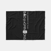 Novelty Dminton Team Fleecedecke (Vorderseite (Horizontal))